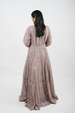 Heavy Rose Gold Gown Set