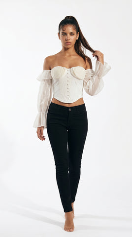 Ivory Grace Corset Top
