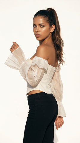 Ivory Grace Corset Top