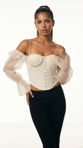 Ivory Grace Corset Top
