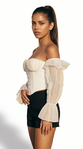 Ivory Grace Corset Top