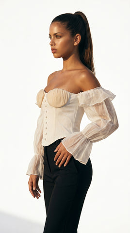 Ivory Grace Corset Top